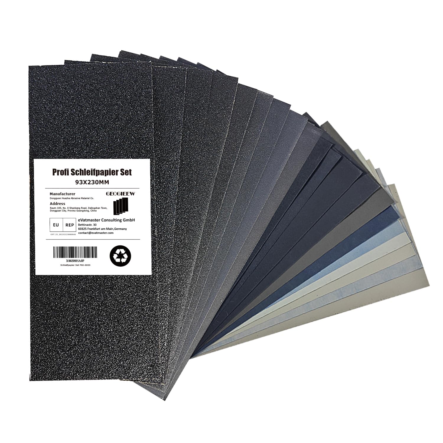 XYWHPGV Disco Abrasivo PSA Da 5 Pollici Carta Vetrata Posteriore Adesiva All'ossido Di Alluminio 400 10 Pezzi(37036 197e7 3d391 C1f9c C06b6 62a6b - Foto 7