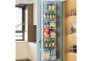6-Tier Over the Door Movable Closet Organizer Rack