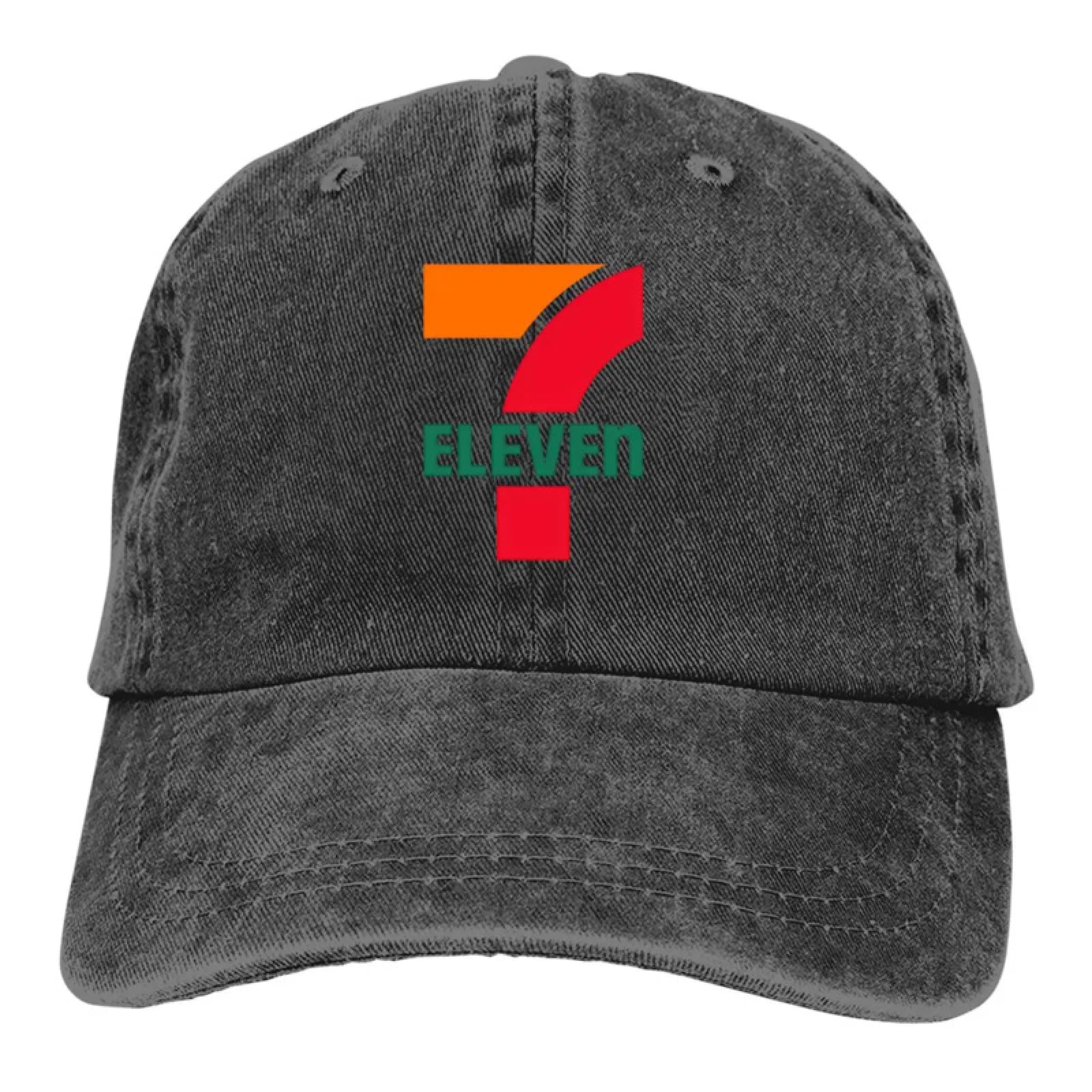 Men's and Women's Seven Eleven Merch Baseball Cap, Visor Cap, Snapback Cap, 711 Cotton, for All Seasons