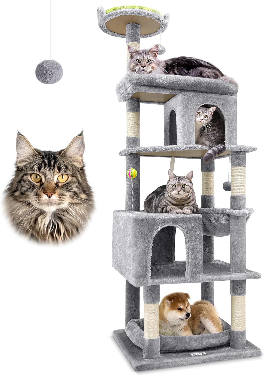 Globlazer S72 Heavy Duty Cat Trees for Large Cats, Sturdy