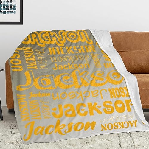 Vista 136 de Manta personalizada con texto, manta personalizada con nombre para madre, padre, adultos, amigos, amantes, perros, mascotas, manta de franela 01