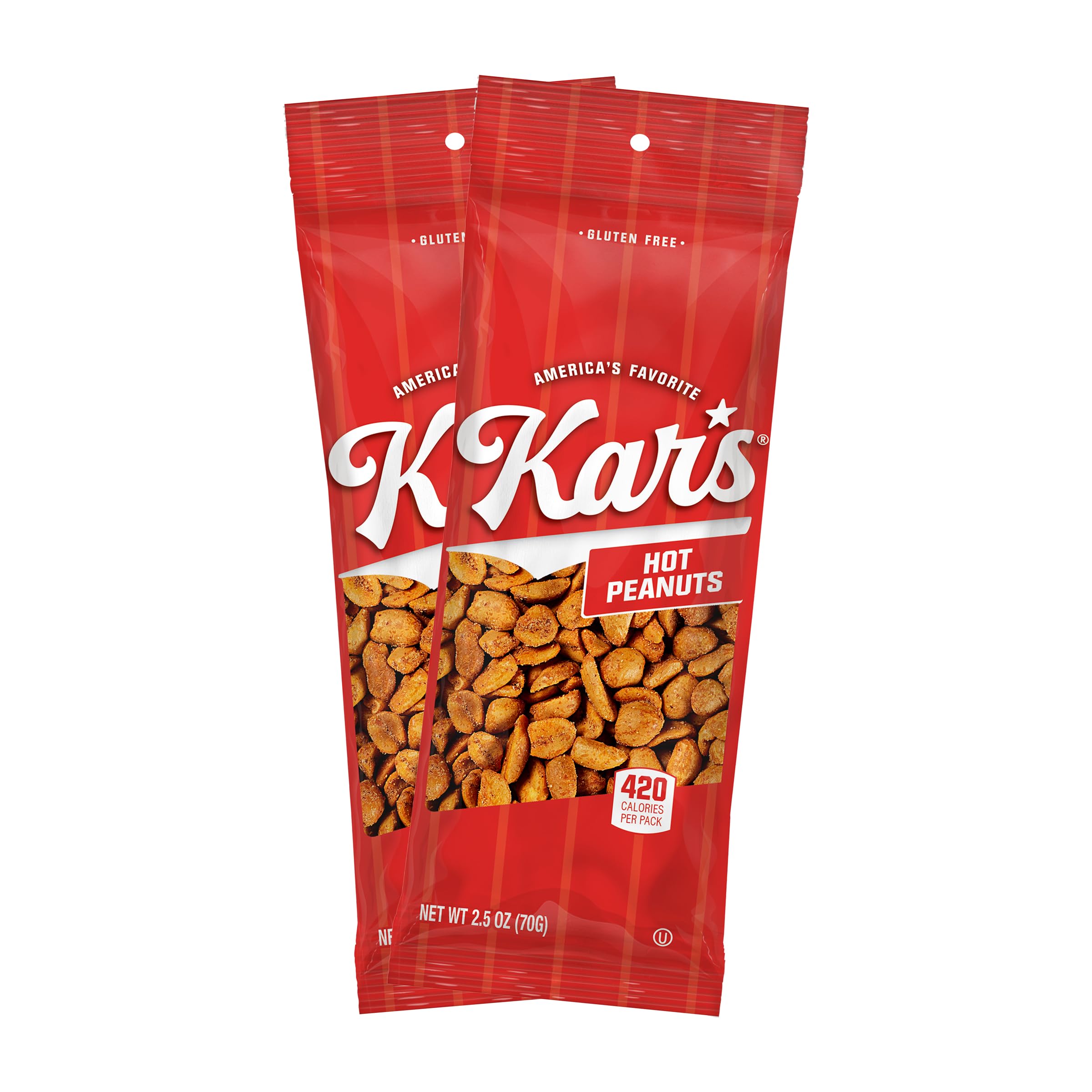 Amazon.com: Kar's Nuts Spicy Hot Peanuts, 2.5 oz Grab & Go Bags