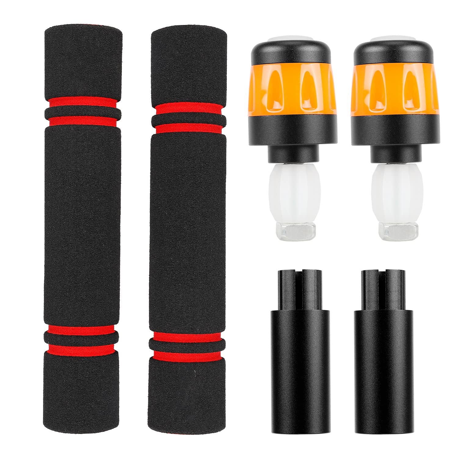 LED spia di avvertimento impermeabile e manubrio di estensione per Xiaomi M365 Pro Pro2 1S Mi3 per Segway Ninebot ES1 2 3 4 5 E22 E25 Lampeggiante Monopattino Scooter Elettrico