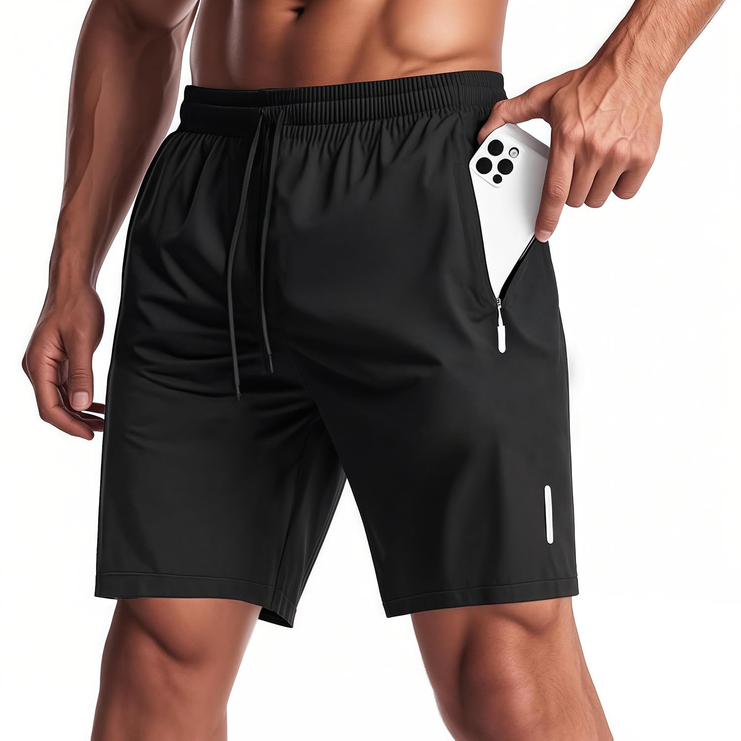 Short esportivo masculino de secagem rápida, leve, esportivo, academia, bolsos com zíper para uso diário em promoção! Veja a oferta e mais achadinhos de Shorts & Bermudas 7 Hoje é o melhor dia para comprar Short esportivo masculino de secagem rápida, leve, esportivo, academia, bolsos com zíper para uso diário com aquele preço maroto! Promoção! Aproveite a oferta! 7