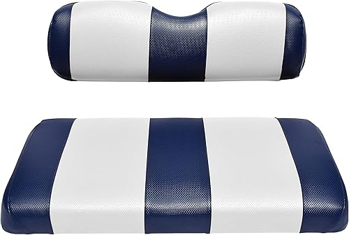 GOLF BALL DIVERS Juego de fundas universales de repuesto para asiento trasero de carrito de golf, fabricadas con vinilo de grado marino, instalación