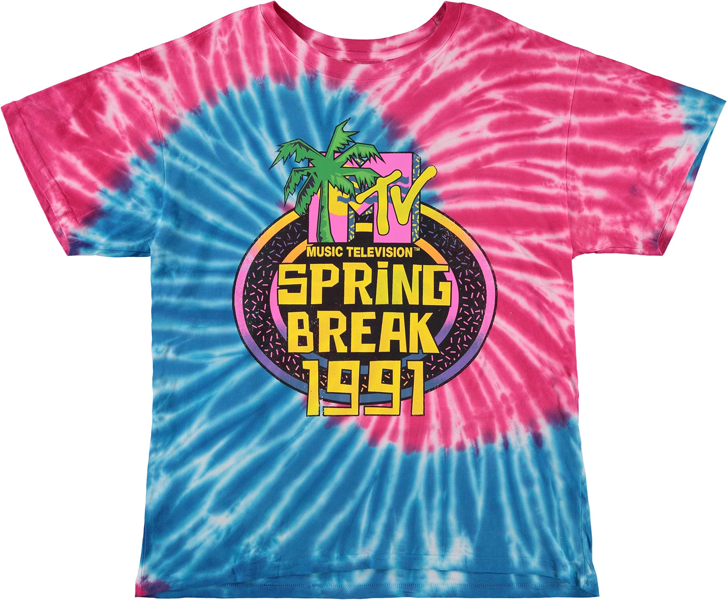 Mens Tie Dye Shirt - #TBT Mens 1980's 1990's Music Television Clothing - Classic I Want My T-Shirt