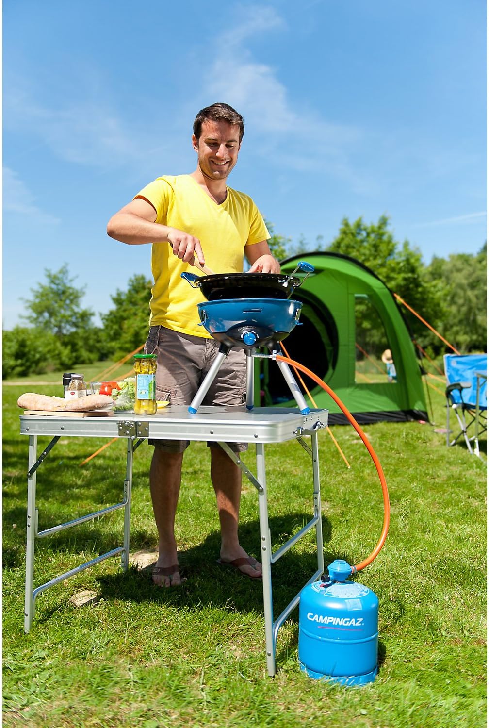 Campingaz Party Grill 400 Fornello Da Campeggio, Azzuro, 36 x 36 x 42 cm