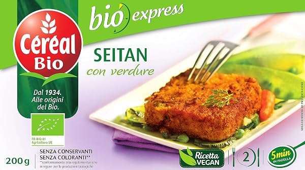 Céréal Bio, Seitan con Verdure, da Agricoltura Biologica, 200G - 2