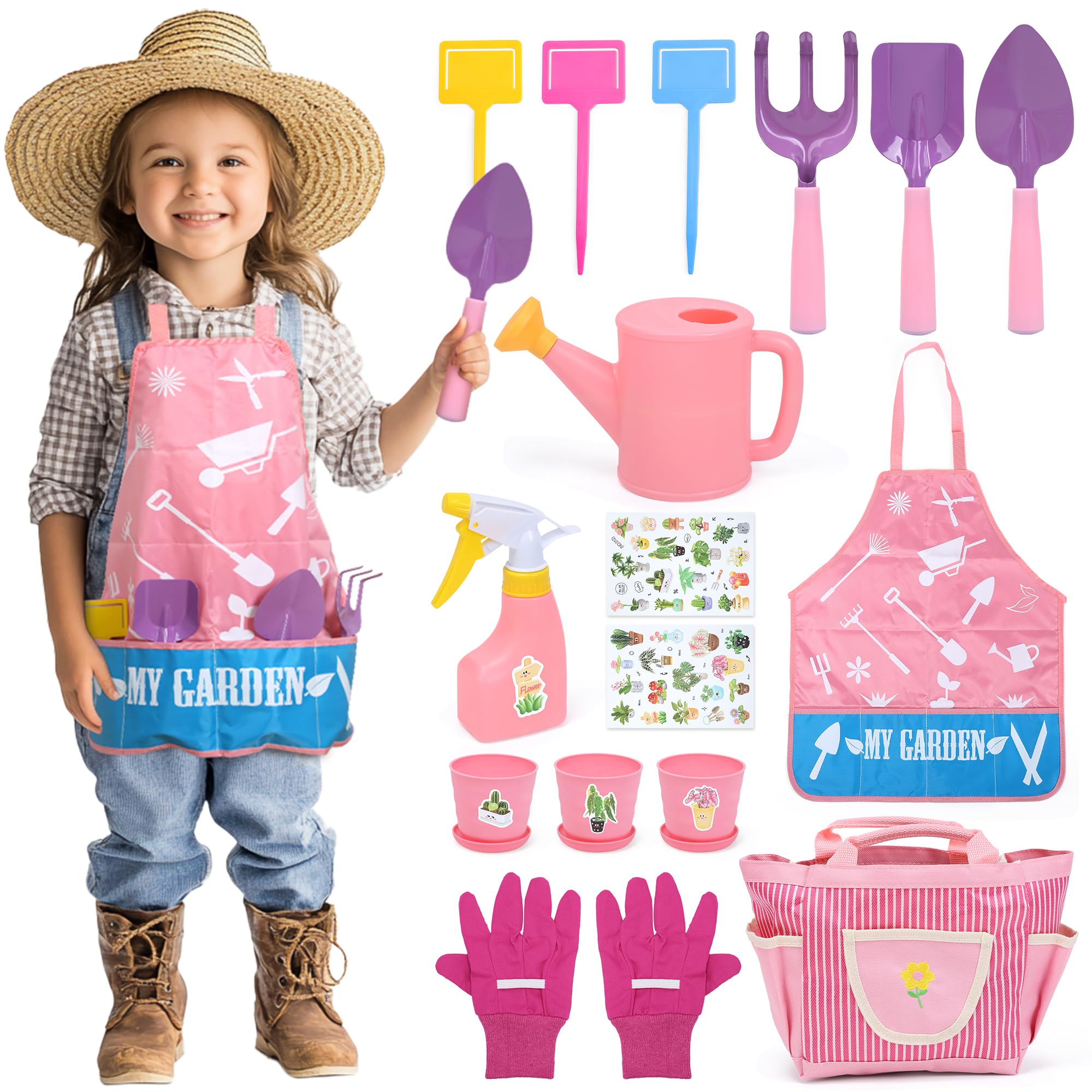 CUTE STONE Kids Gardening Set
