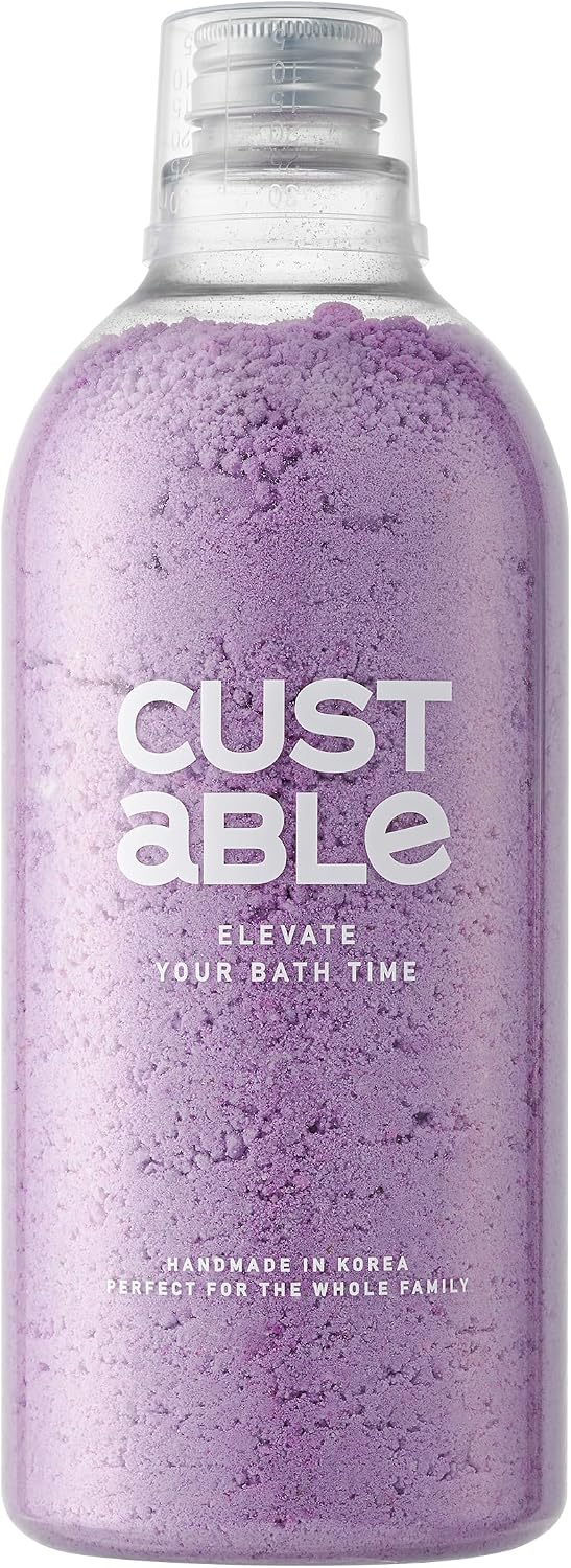Bubble Bath Powder - Purple (Berry · Peach · Vanilla), Rich & Fluffy Bubbles for Kids & Family, Gentle for Sensitive Skin, Measuring Cup Included, Family Value Size 24.7 oz (700 g)