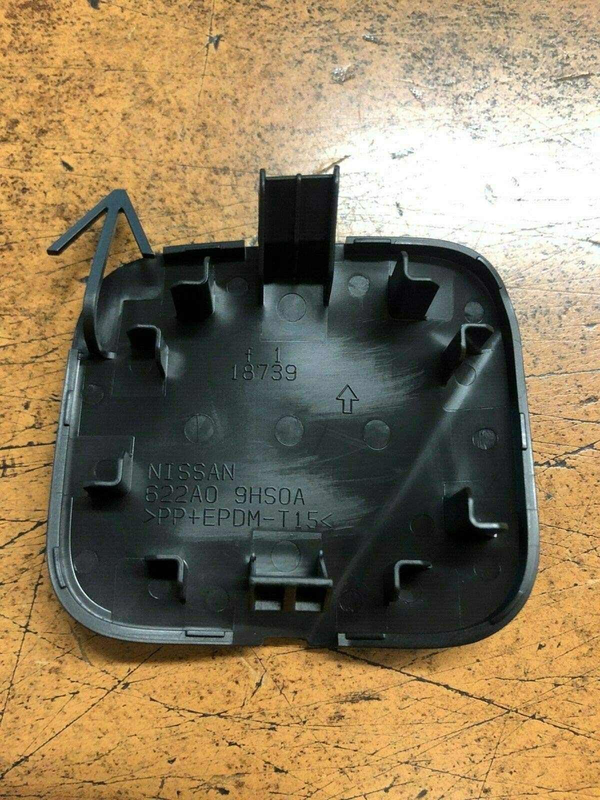 NEW OEM NISSAN ALTIMA SEDAN 2016-2018 FRONT BUMPER UNPAINTED TOW HOOK COVER