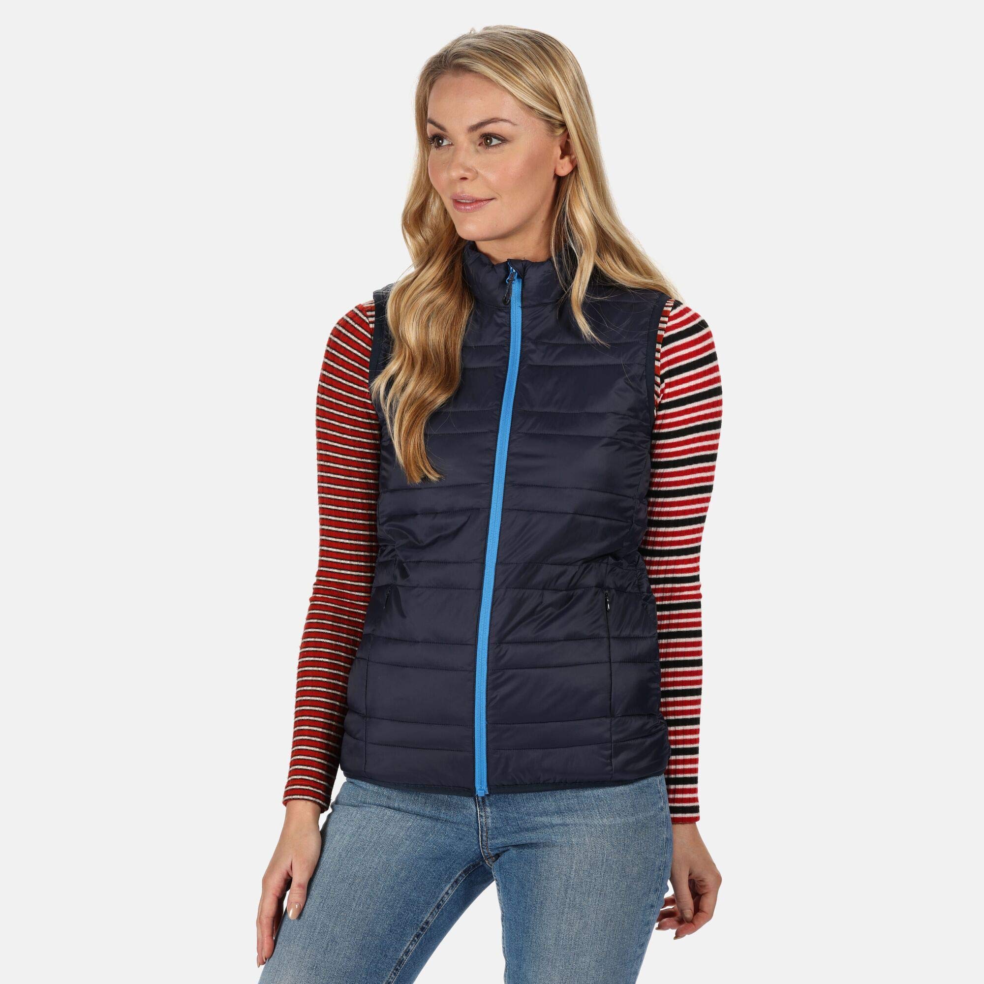 Regatta Professional Firedown - Scaldino termico da donna idrorepellente, perfetto per attività all'aperto, passeggiate, escursioni e campeggio, Grigio mélange (nero), 50