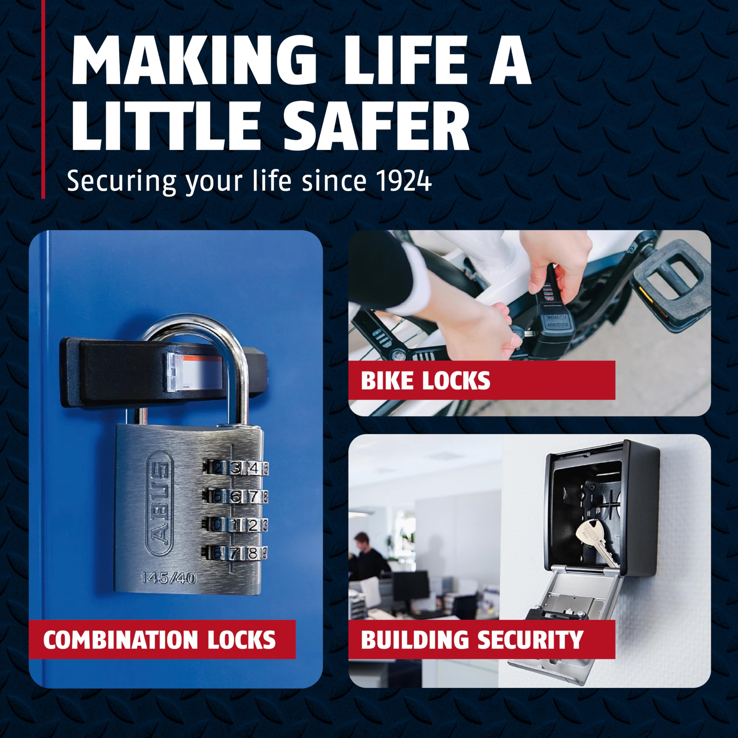 ABUS 83WP-IB/53 Submariner C 300 Schlage Rekeyable Chrome Plated