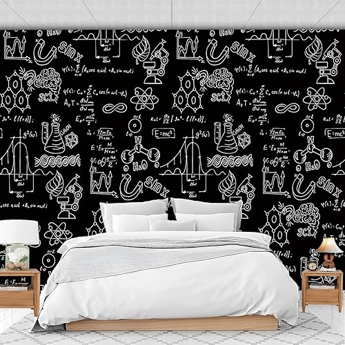 Miniatura 21 de FLFK Murales de pared 3D para despegar y pegar, calaveras góticas oscuras 141.7" x 98.4" - Papel tapiz autoadhesivo tipo póster, pintura, pegatina