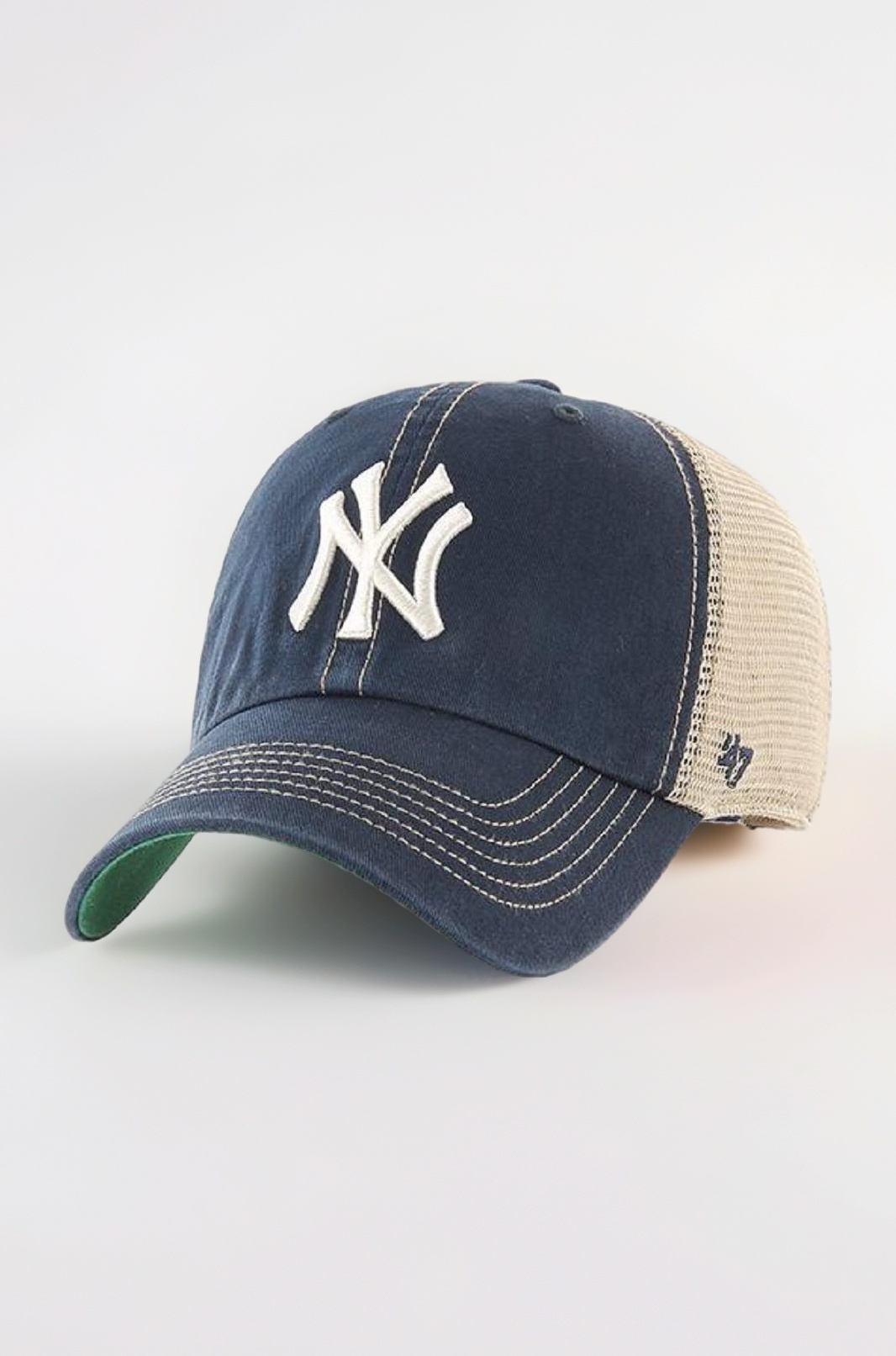 47 MLB Two Tone Primary Logo Clean Up Adjustable Hat, Adult One Size Fits All