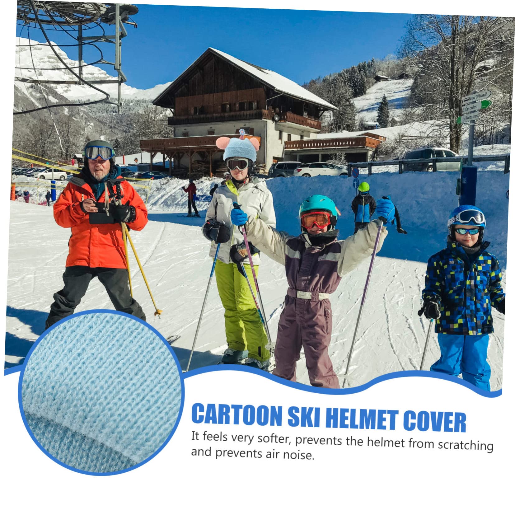 Toddmomy Housse De Casque De Ski Housse De pour Casque Housse De Casque De Ski Casque D'Équitation Housse De Casque De Sports De Neige pour Femme Housse d'hiver pour