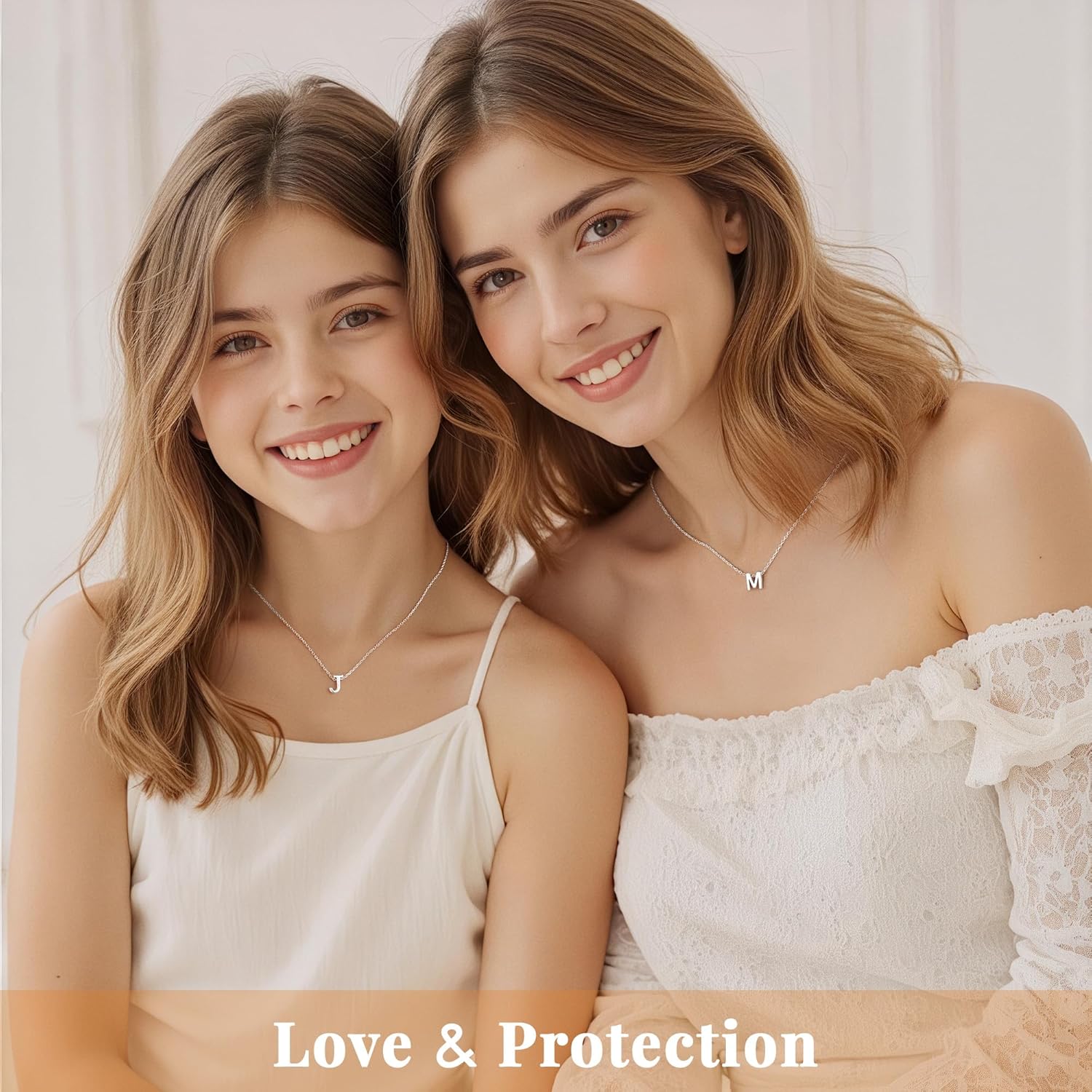 Turandoss S925 Sterling Silver Initial Necklaces for Women - Dainty Silver Letter Pendant Waterproof Silver Initial Necklace Hypoallergenic Jewelry Gifts for Women Girls - Image 5