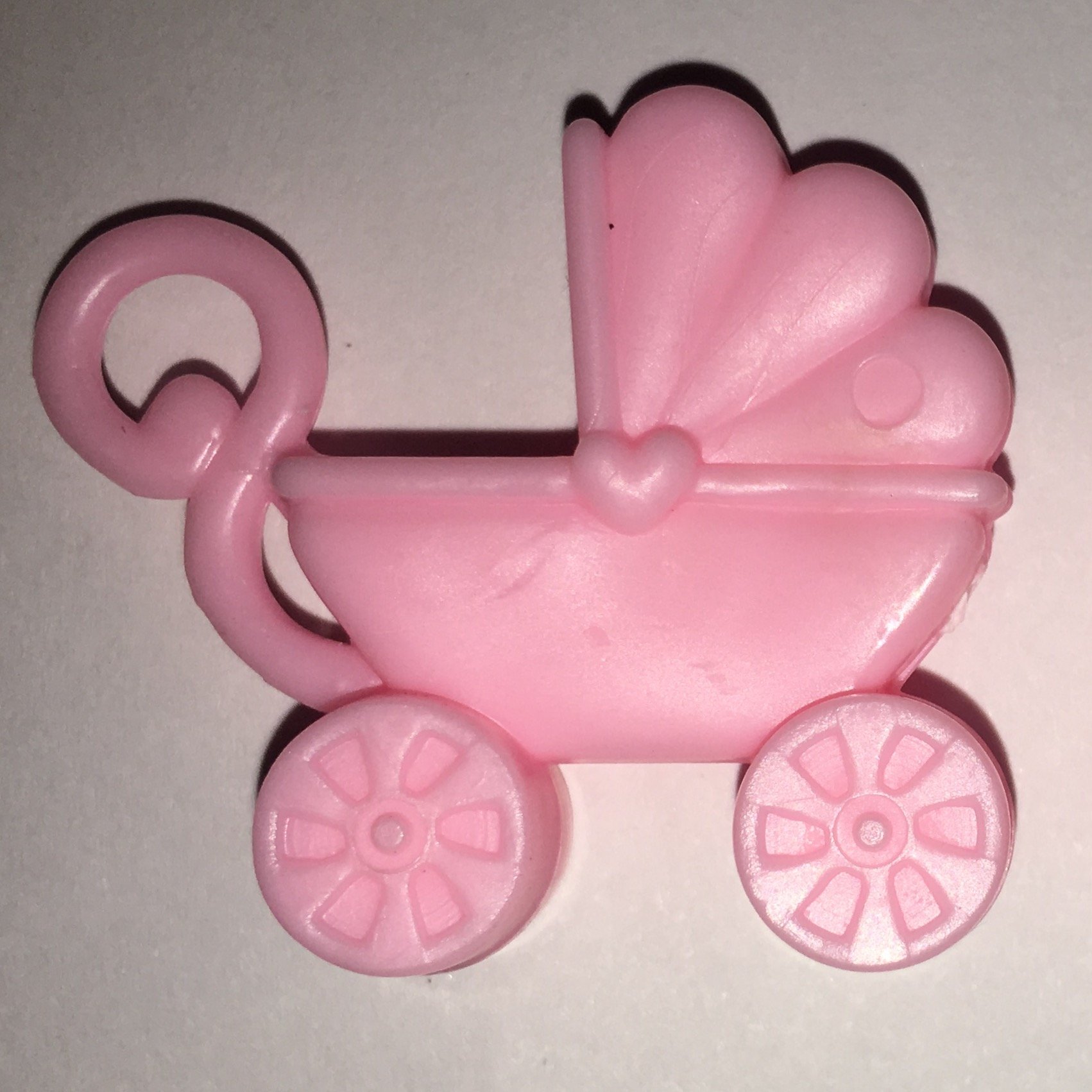Baby Carriage for Decorating Favors (Opaque Pink)