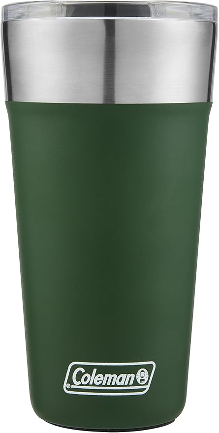 Coleman Copo térmico de aço inoxidável Brew, Heritage Green, 590 ml