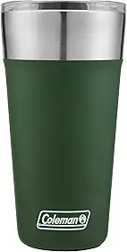 Copo térmico de aço inoxidável Coleman Brew, Heritage Green, 590 ml