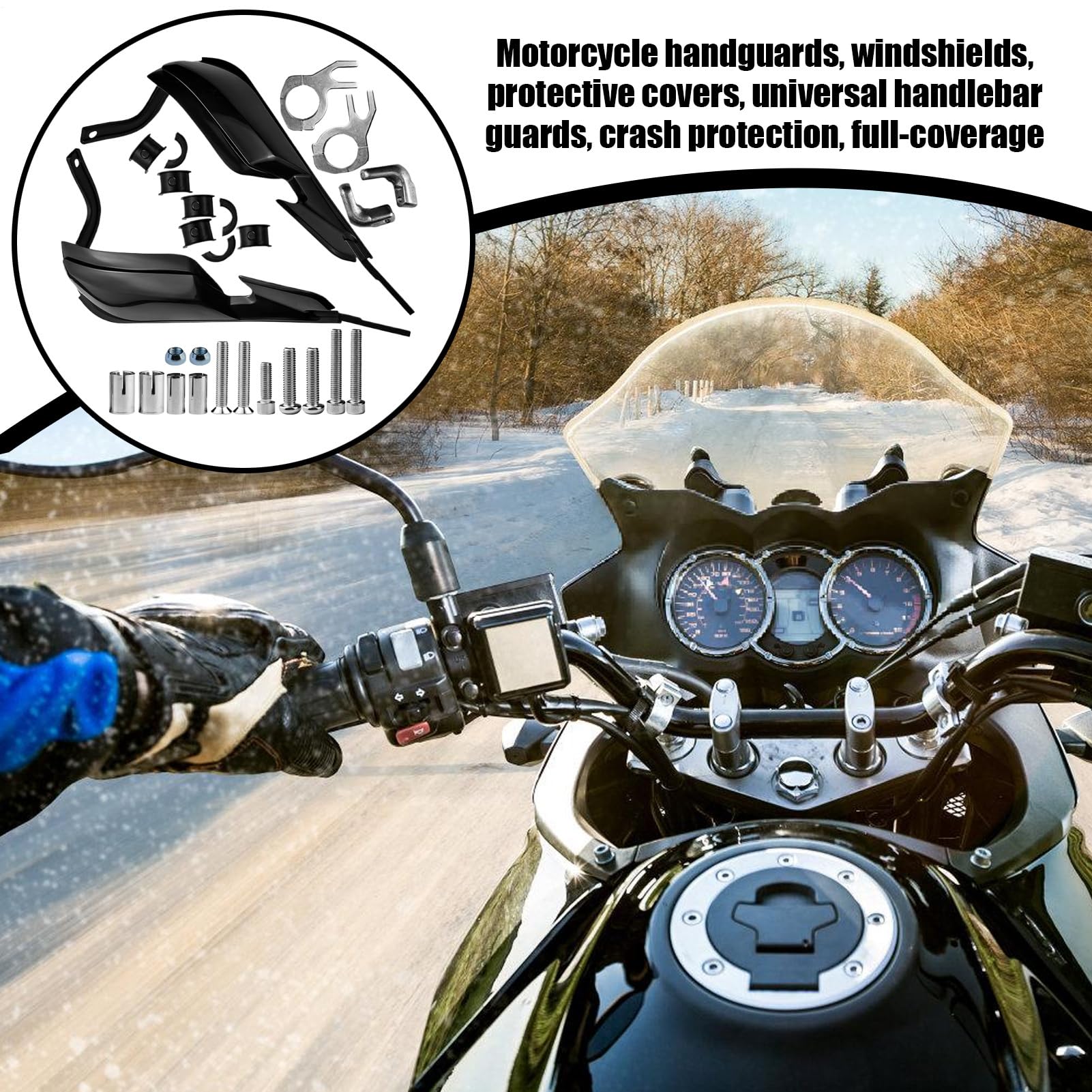 Garde-Mains pour Motos Tout-Terrain Accessoires Antivents A Couverture