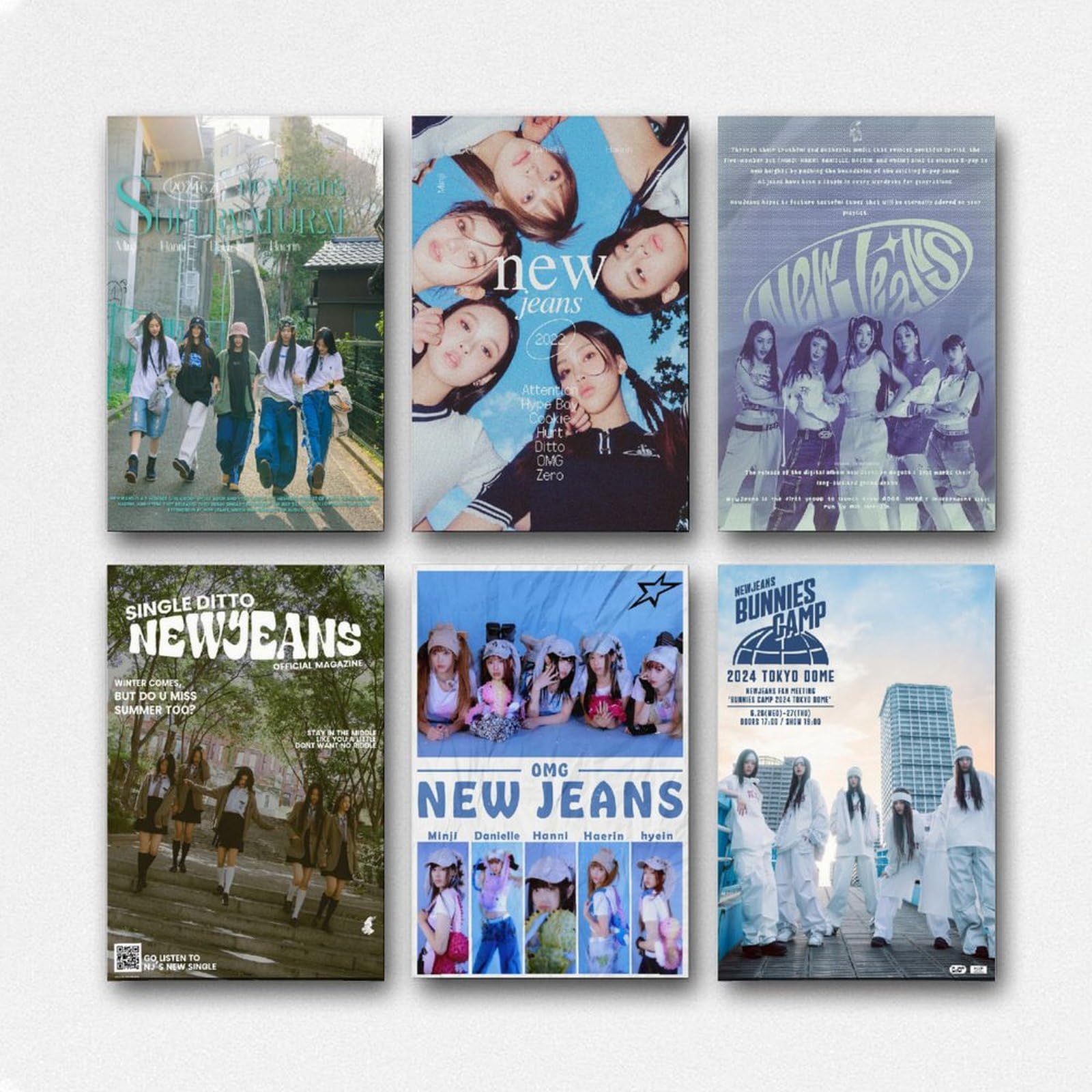 Amazon.com: DISHIMAN .Newjeans' K Pop Music Poster Canvas Wall Art