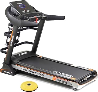 Kobo TM-308 6 H.P Auto Incline Motorized Treadmill Multi Function Massager with Full LED Screen (Free Installation Assista Price In India