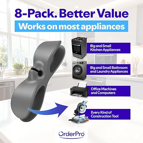 Miniatura 9 de Organizador de cables (8 negro)