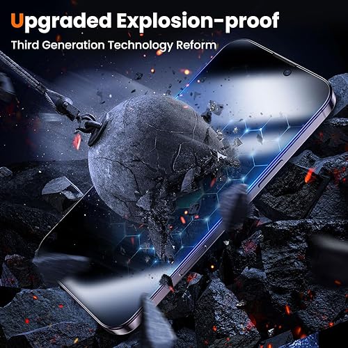 Miniatura 35 de [Paquete de 3+2] Unique Me compatible con Samsung Galaxy S10 de cobertura completa, protector de pantalla de TPU flexible y protector de lente