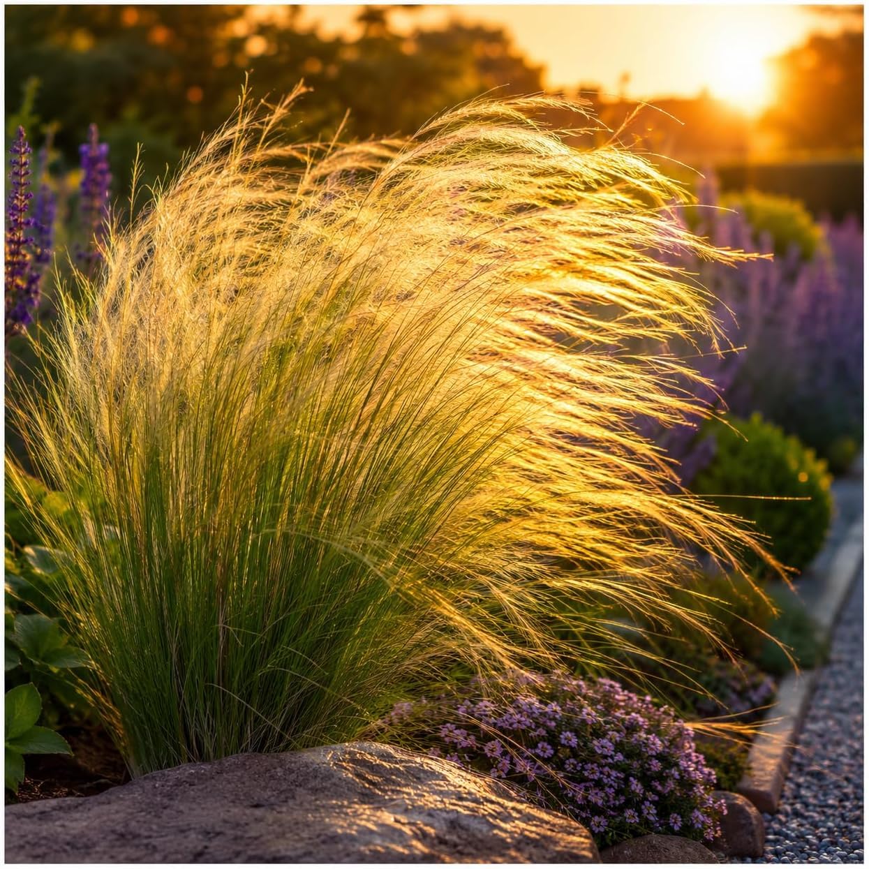 Pink muhly Grass，Hardy Perennial,Garden Flowers,Ornamental Flowers,Wedding Flowers-500000pcs-o