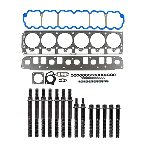 DNJ HGB1123 Juego de juntas de culata con kit de pernos de cabeza para Jeep Cherokee 4.0L 242cid L6 OHV 1999-2003