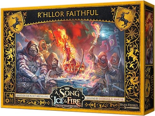 Miniatura 9 de CMON R'hllor Faithful - Caja de unidades de mesa en miniatura de mesa A Song of Ice and Fire Juego de estrategia para adolescentes y adultos A