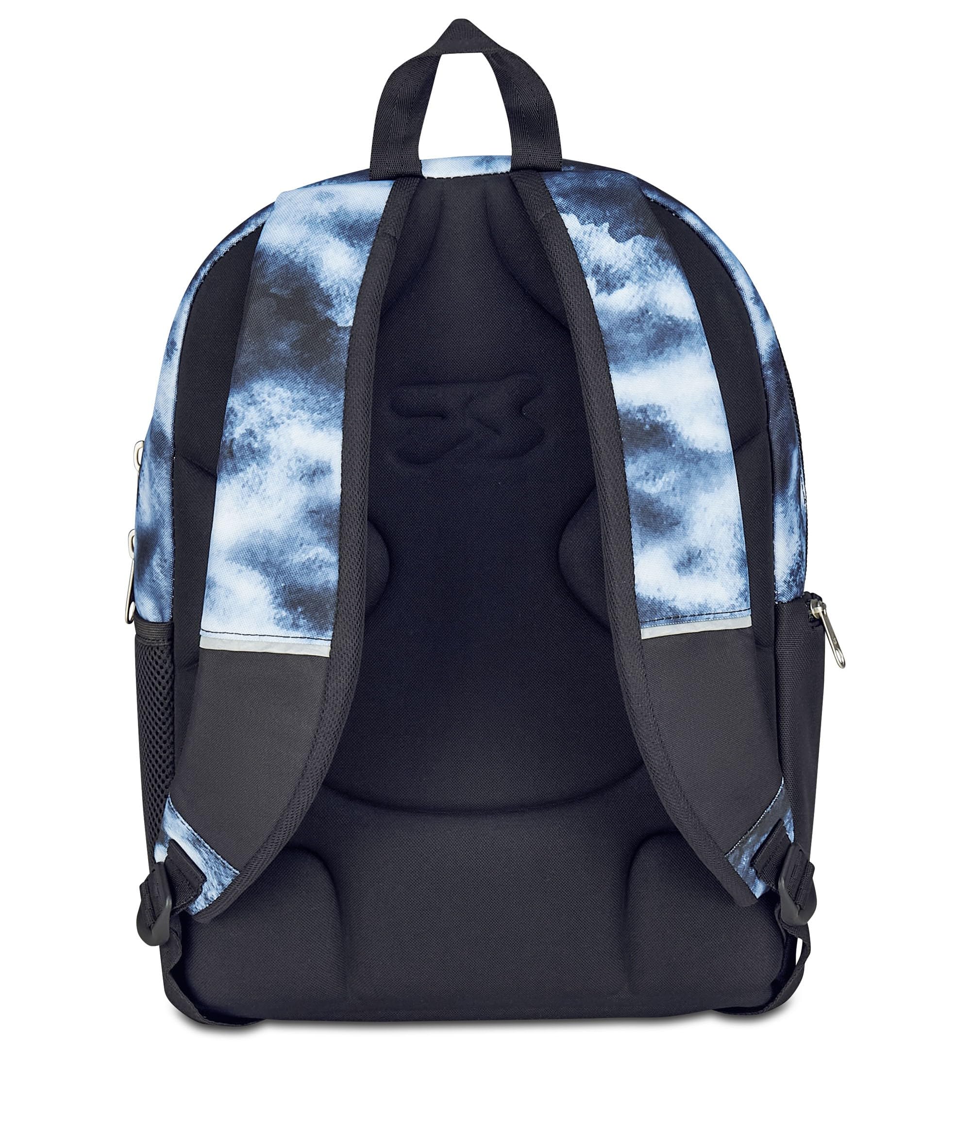 Seven Zaino Scuola Dual Detach, Grigio, Doppio Scomparto da 32 L, Con Tasca PC, Tasca Borraccia, Tasca Con Organizer e Scomparto Staccabile, Scuola Media e Superiore, Zaino Ragazzo