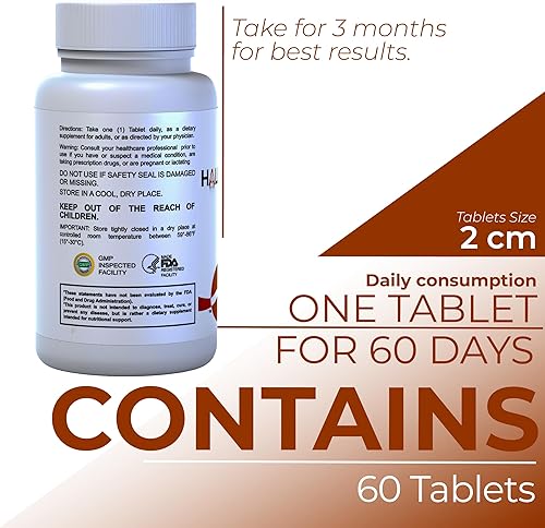 Miniatura 5 de Hallusa Natural Magnesio para calambres en las piernas, magnesio como óxido 500 mg, 60 cápsulas, suministro de 60 días, relajación muscular, alta