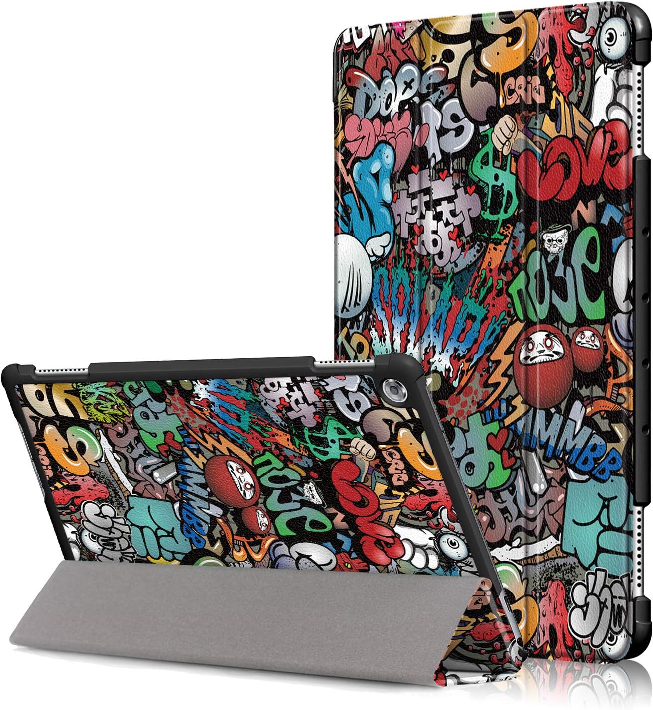Acelive Case for Huawei Mediapad M5 Lite 10 10.1 Inch Tablet 2018 Cover with Auto Wake/Sleep Function