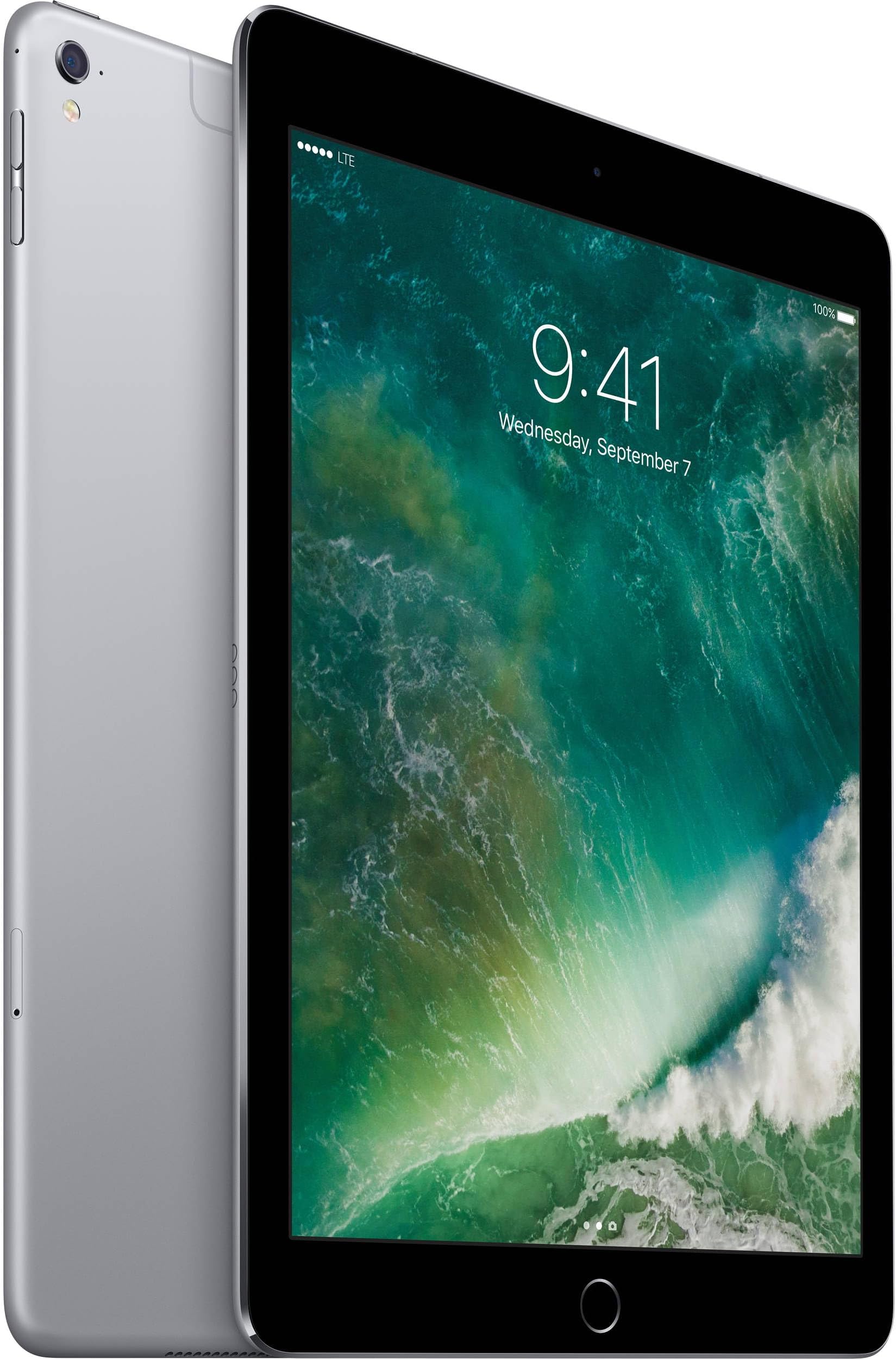 Apple iPad Pro 9.7-inch, 128GB, Wi-Fi + 4G LTE Cellular, Space Gray (Renewed)