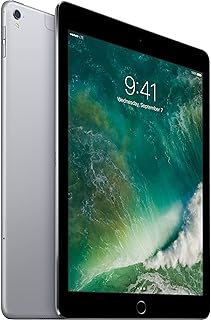 Apple iPad Pro 9.7-inch, 128GB, Wi-Fi + 4G LTE Cellular, Space Gray (Renewed)