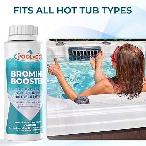 Miniatura 6 de Potenciador de bromo de 1.8 libras para jacuzzis y spas  Bromuro de sodio de acción rápida para construir reserva de bromuro  Compatible con