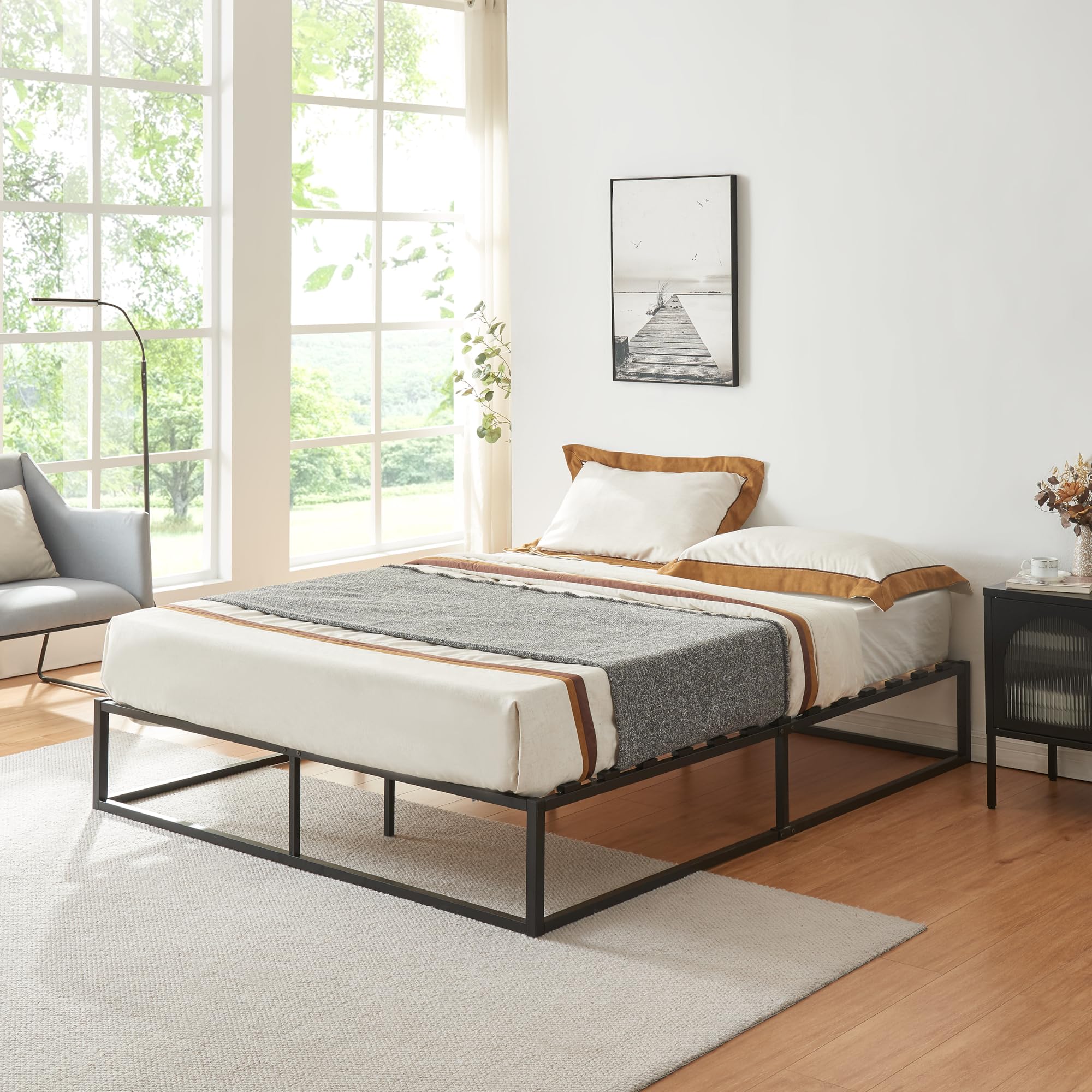 Festnight Letto Matrimoniale Legno, Giroletto Matrimoniale, Struttura