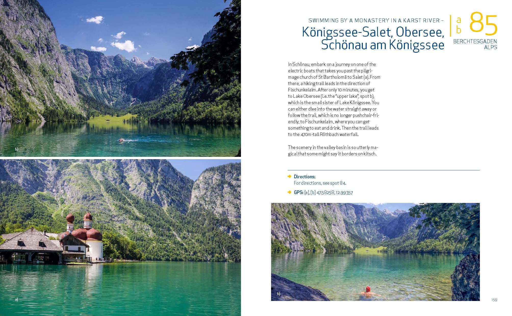 Wild Swimming Alps: 130 Most Beautiful Lakes, Rivers and Waterfalls in Austria, Germany, Switzerland, Italy and Slovenia