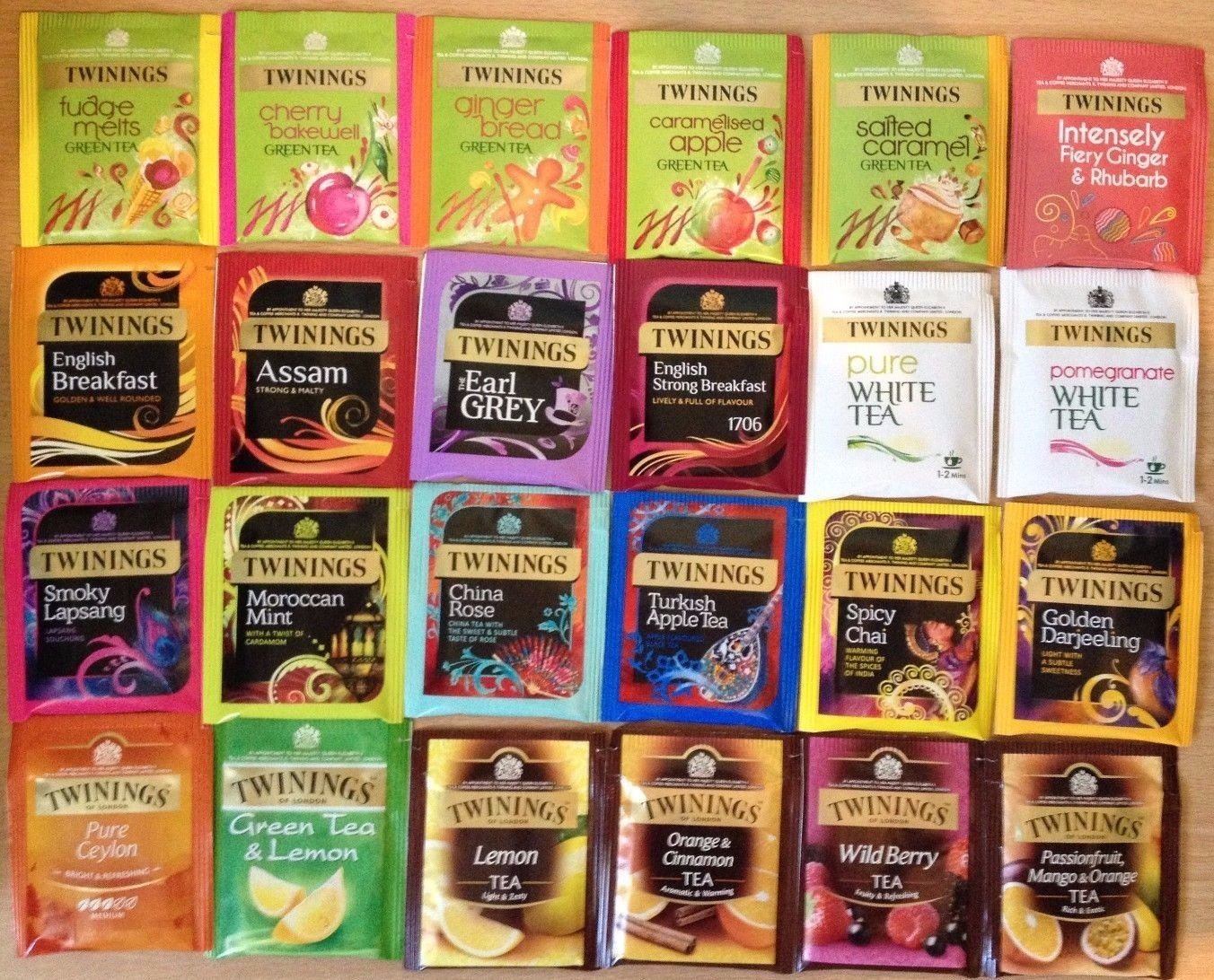Twinings 20 Assorted Flavours, Fruit, Green Tea, Speciality Tea