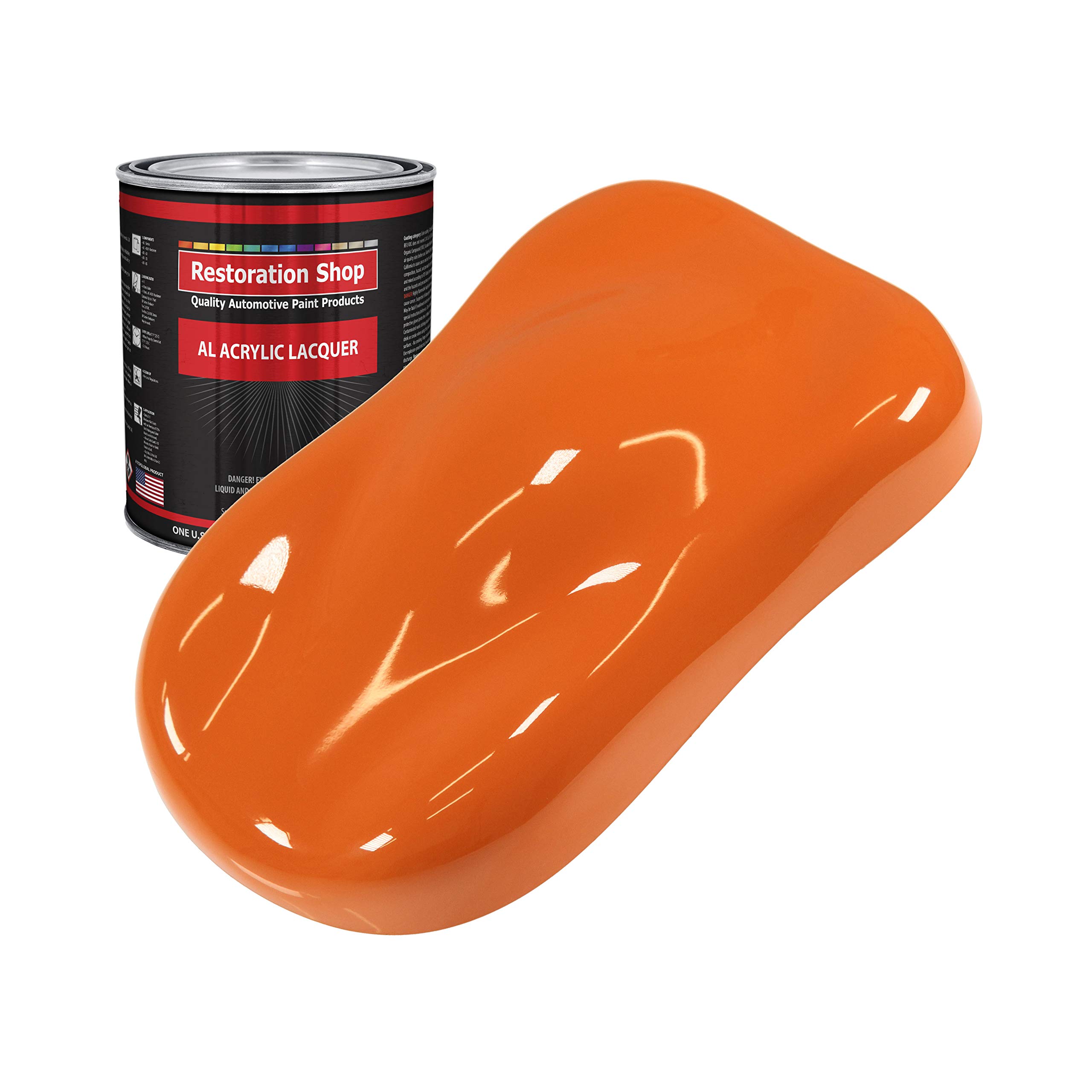 Amazon.com: Restoration Shop - Omaha Orange Acrylic Lacquer Auto