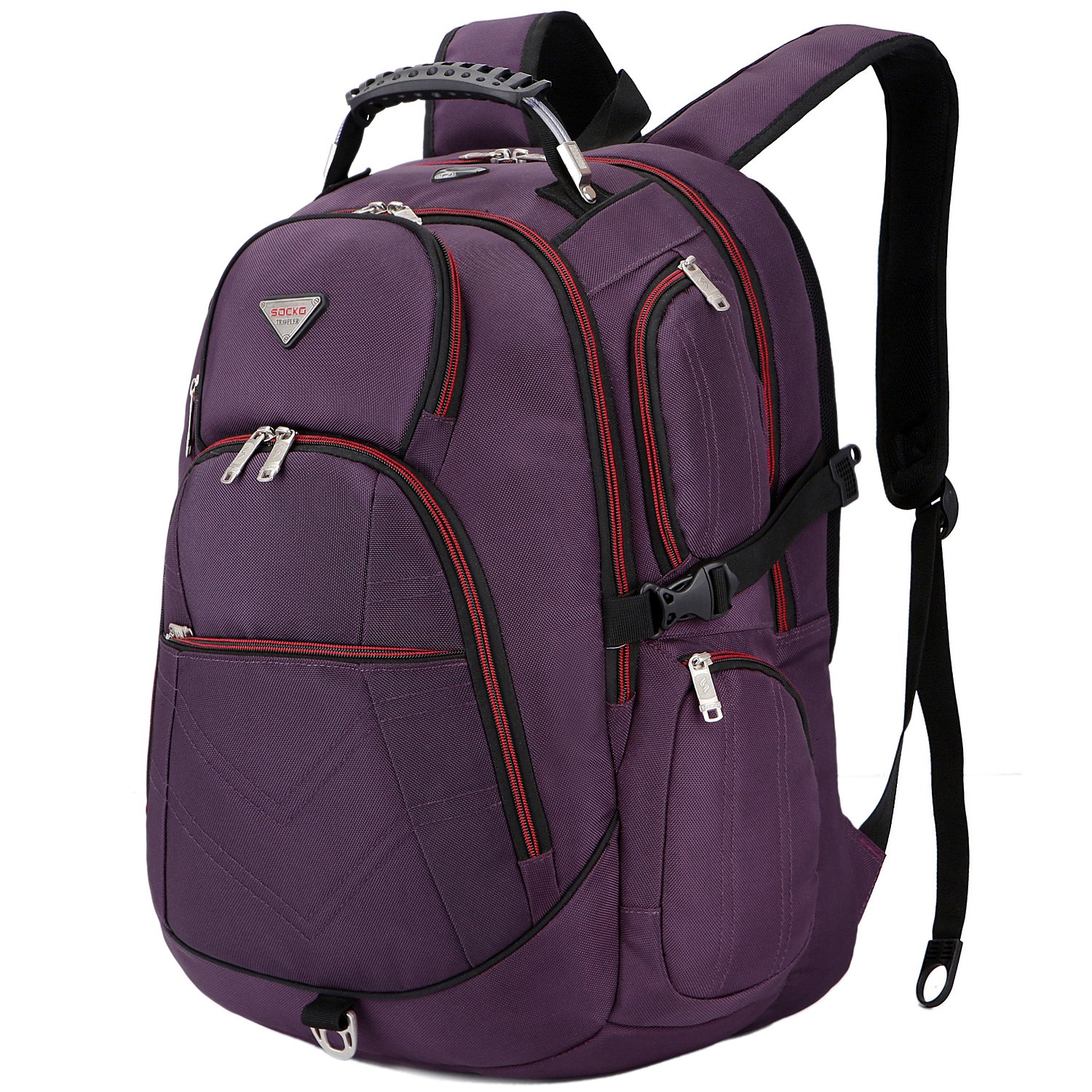 Laptop Backpack 18 4 Inch Socko Nylon Water Resistant Durable | Desertcart  Brunei