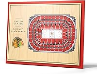 Vista 11 de YouTheFan NHL - Arte de pared 3D StadiumViews de 5 capas 17 x 13