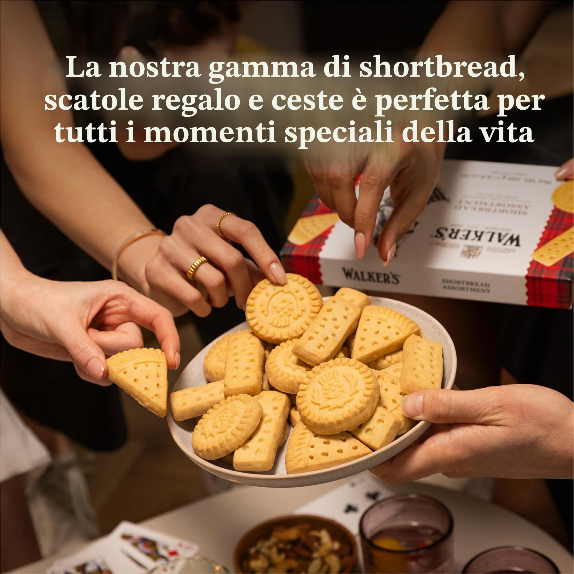 Walker's Shortbread Luxury Milk & Dark Chocolate Assortment Latta, Ricetta Scozzese Tradizionale Burro Puro, 300 g