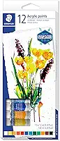 STAEDTLER Tubo de tinta acrílica 8500 C12 quilates - Multicolorido (pacote com 12)