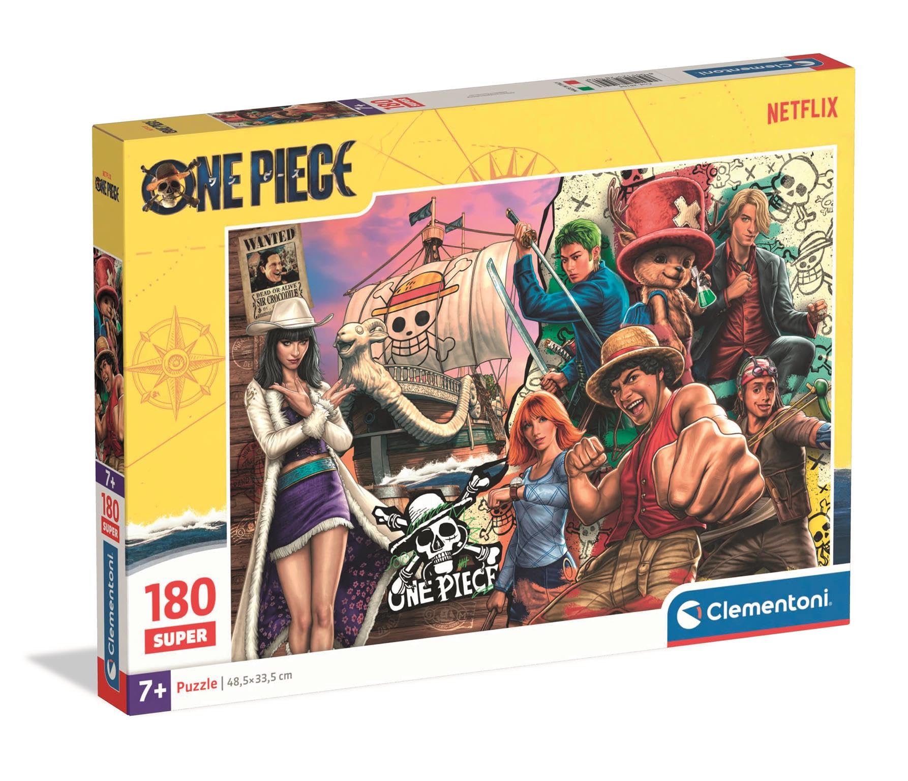 CLEMENTONI - PZL 180 ONE PIECE NETFLIX - 28104
