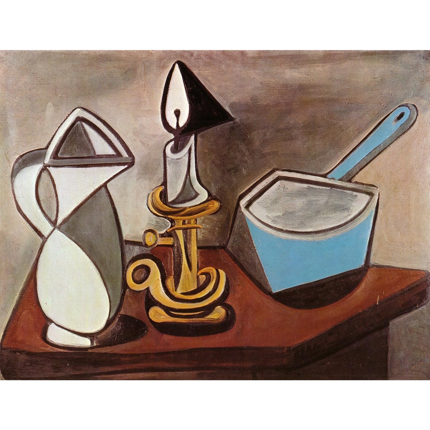 Poster 1945 pichet bougie cocotte souvenir et charme rétro d'antan - 2