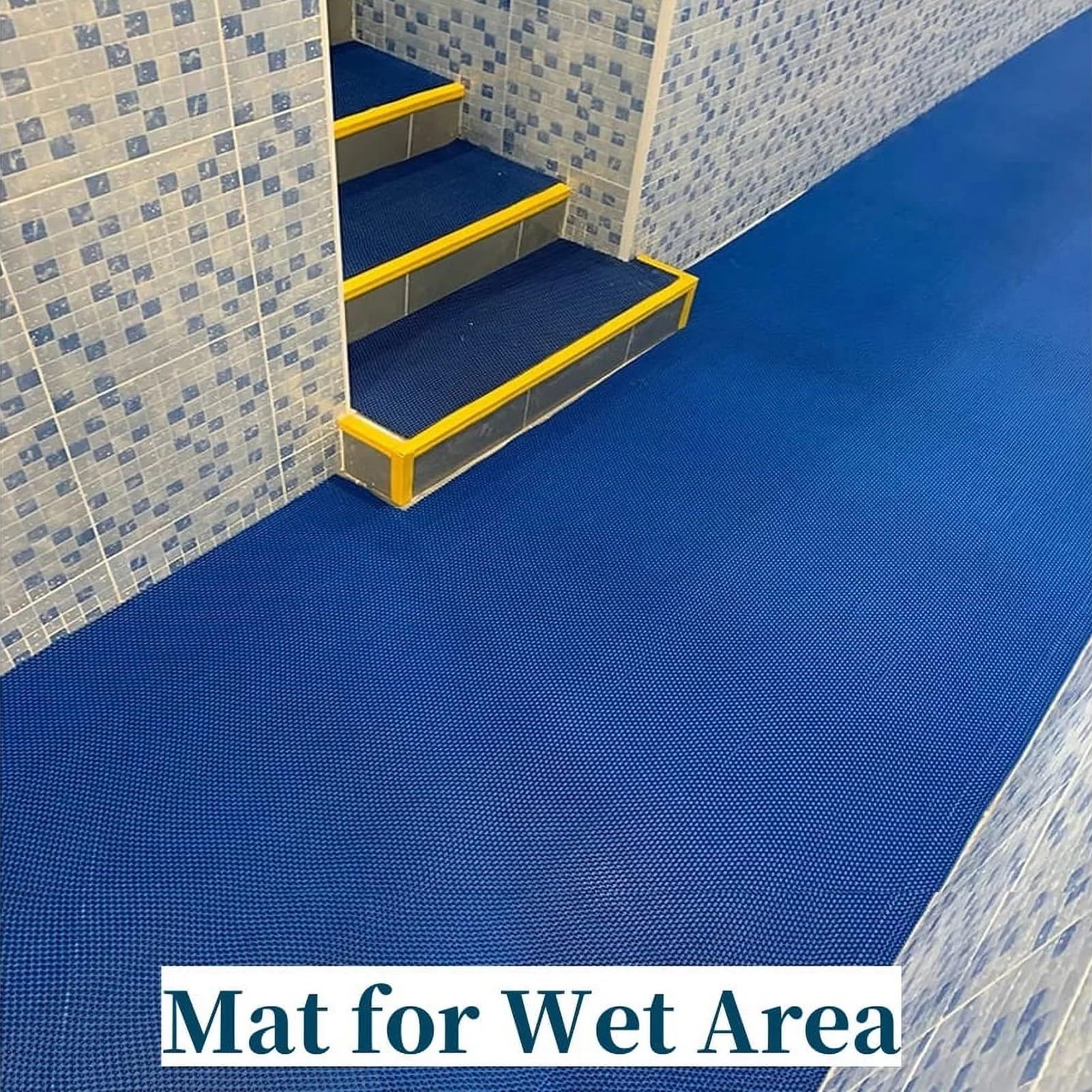 Esta Alfombrilla Antideslizante de PVC con Drenaje, de 5 mm de Grosor y Alta Resistencia, es Ideal para baños, cocinas, Piscinas y sótanos. Es una Alfombra versátil de Color Rojo de 0,9 x 1