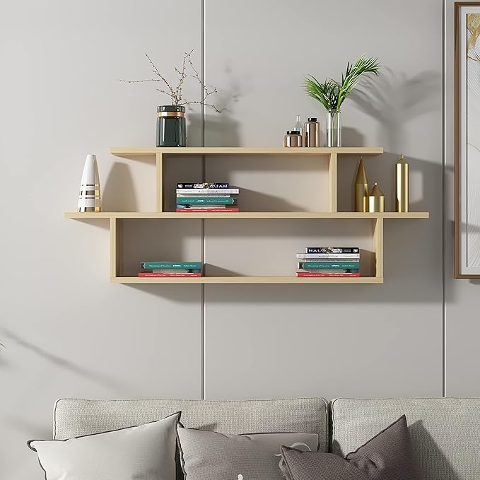 Seneca Floating Console Shelf, Wide Floating Shelf